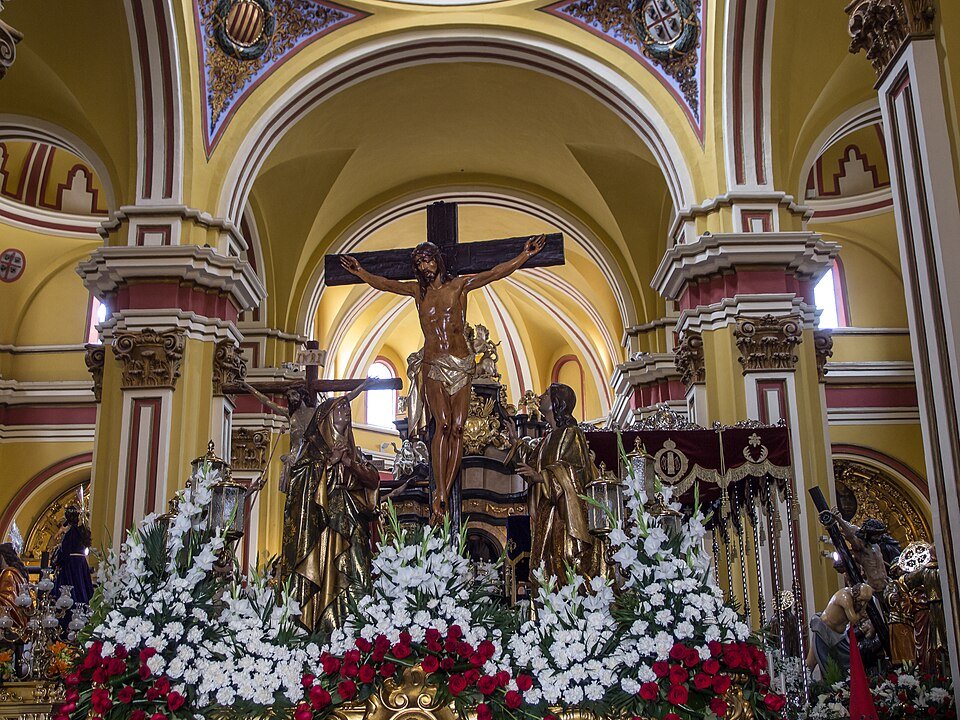 Semana Santa de Zaragoza: paso en la iglesia de Santa Isabel de Portugal (2016)